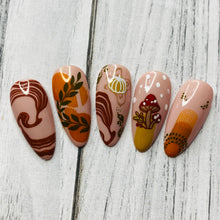 Load image into Gallery viewer, Boho Autumn Nail Stamping Plate