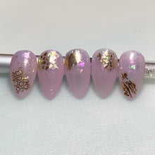 Load image into Gallery viewer, Animal Print Mix Nail Decals ~ Metallic Gold Foiled