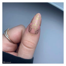 Load image into Gallery viewer, Love Hearts Metallic Gold Decals Foiled