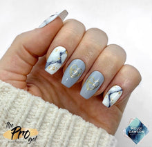 Load image into Gallery viewer, Love Hearts Metallic Gold Decals Foiled