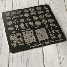 Load image into Gallery viewer, Sunflowers 01 Nail Stamping Plate