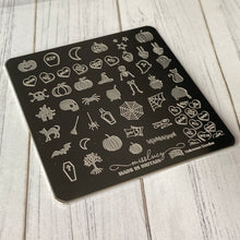 Load image into Gallery viewer, Halloween Doodles Nail Stamping Plate