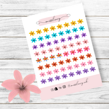 Load image into Gallery viewer, Watercolour Floral Lilly Nail Decals