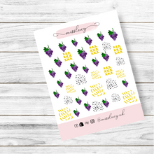 Load image into Gallery viewer, Feelin Fruity Collection Waterslide Nail Decals