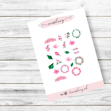 Load image into Gallery viewer, Cherry Blossom Floral Nail Art Decals