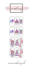 Load image into Gallery viewer, Flamingo Tropical Tea Party Decals
