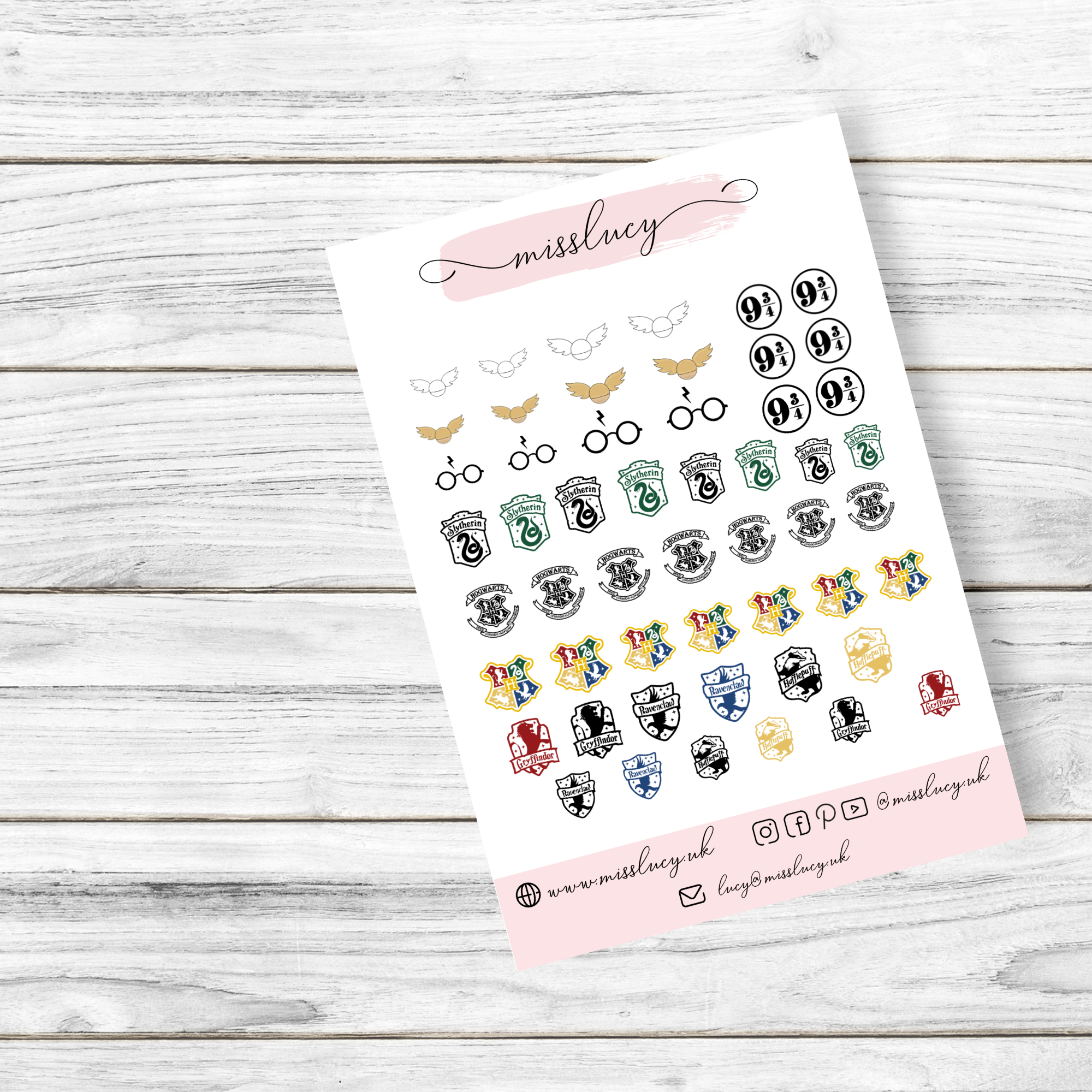 Harry Potter Nail Art Stickers