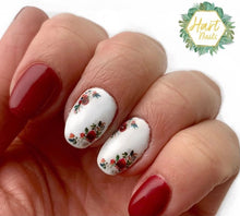 Load image into Gallery viewer, Festive Florals Nail Water Decals
