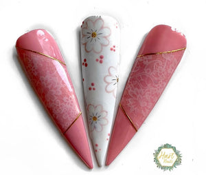 Pink Daisy Decals