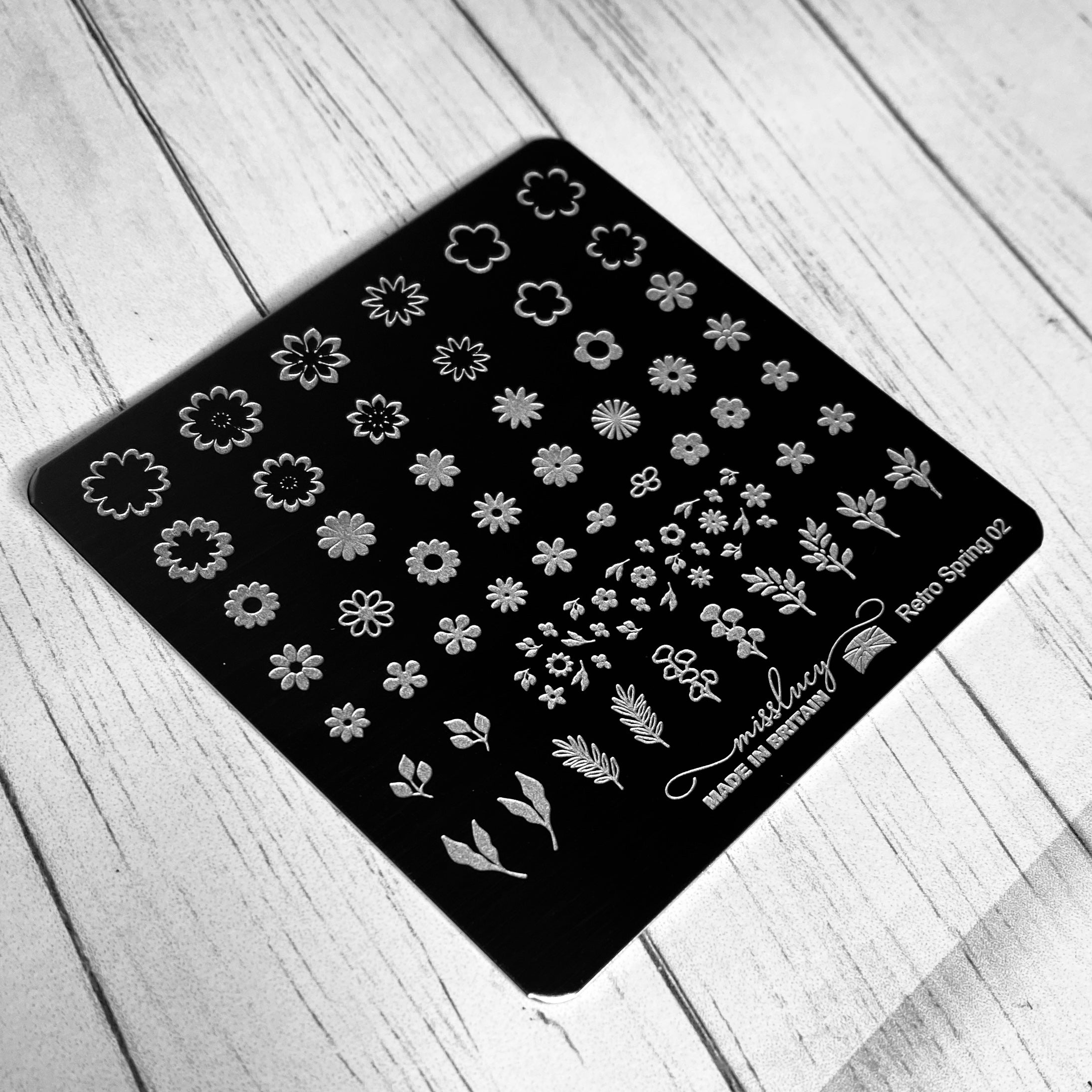 Nail Stamping Plates Line Pictures Nail Art Plate Stainless Steel Design  Stamp Template For Printing Stencil Tools (j002) | Fruugo UK