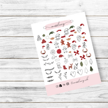 Load image into Gallery viewer, Abstract Christmas Nail Decals
