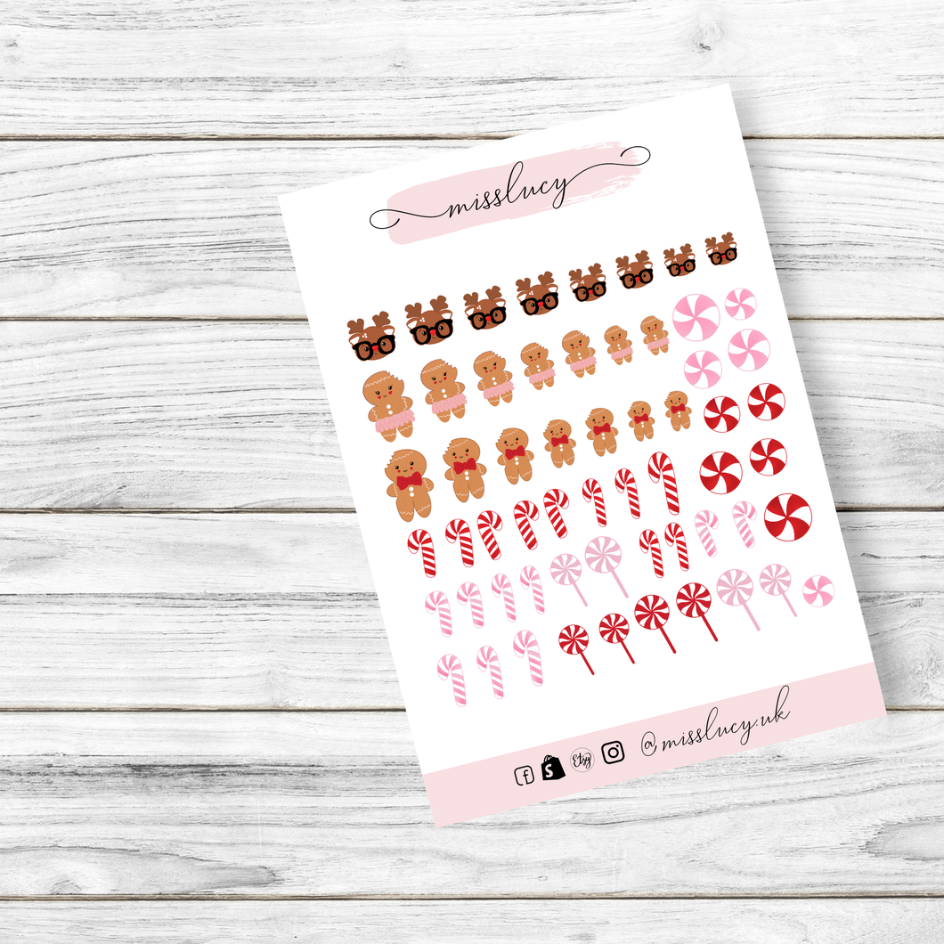 Candyland Cuties Nail Water Decals