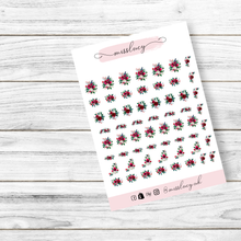 Load image into Gallery viewer, Festive Florals Nail Water Decals
